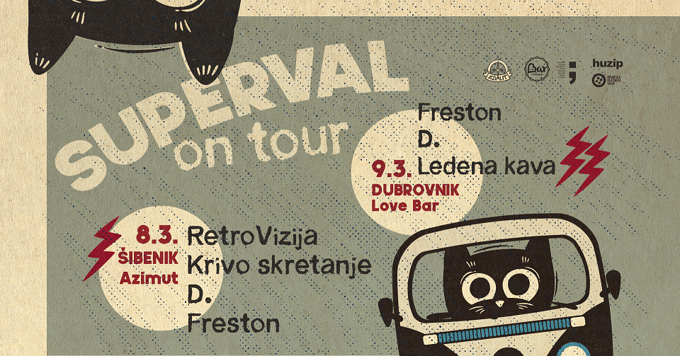 Superval on tour @ Šibenik/Dubrovnik